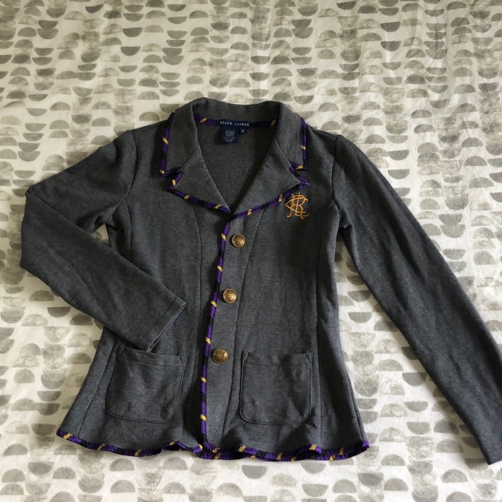 Ralph Lauren sweatshirt blazer small